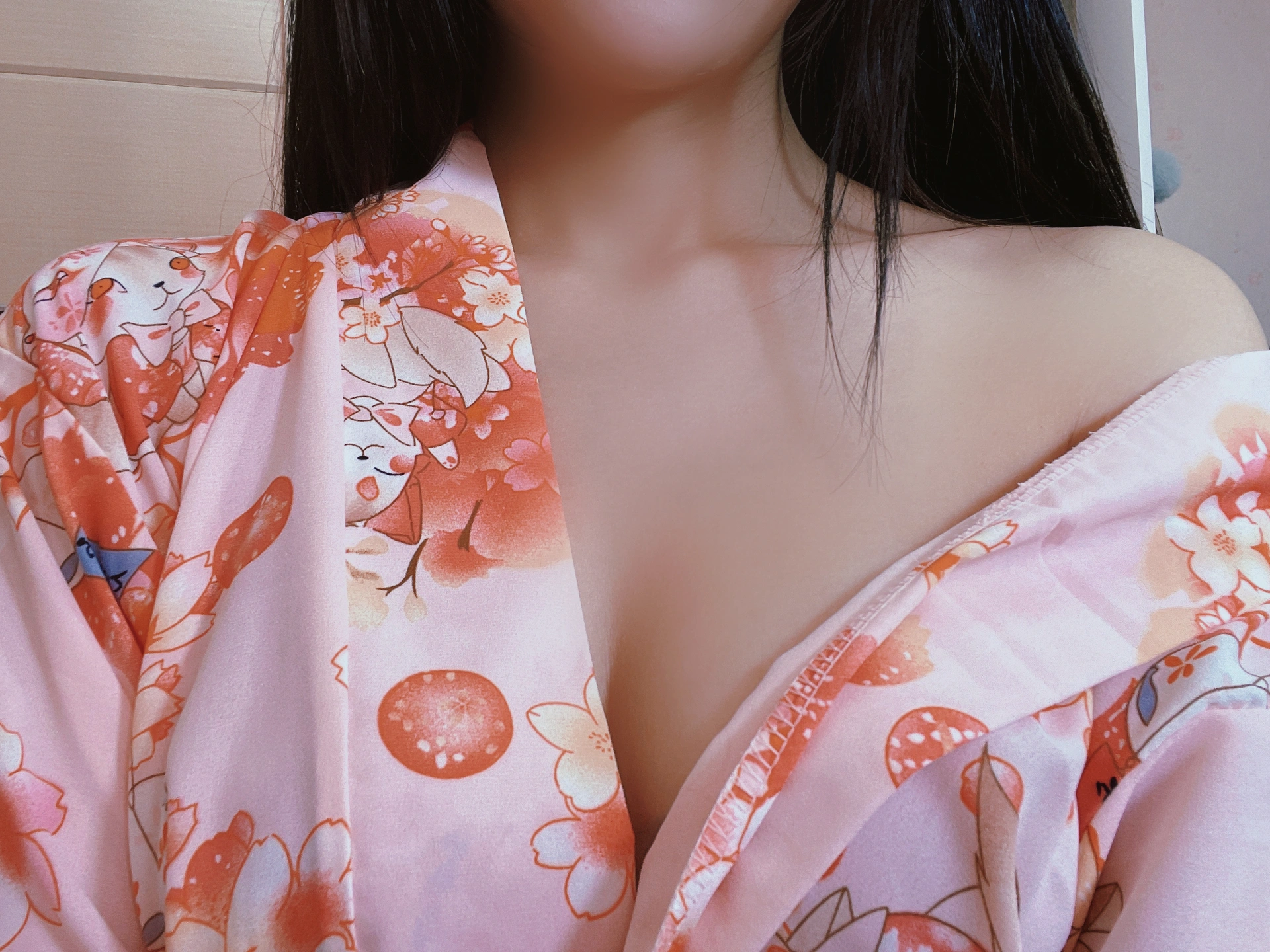 030.姐姐Lalion – 微密圈系列 樱花睡衣 1